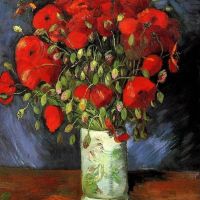 Vincent Van Gogh Vase With Red Poppies 1886