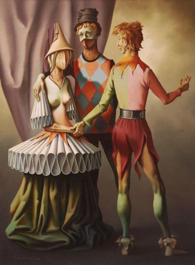 art oil painting reproduction of  Vito Campanella Vacio Existencial museum quality handmade