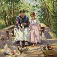 Vladimir Yegorovich Makovsky A Pleasure Shared 1896