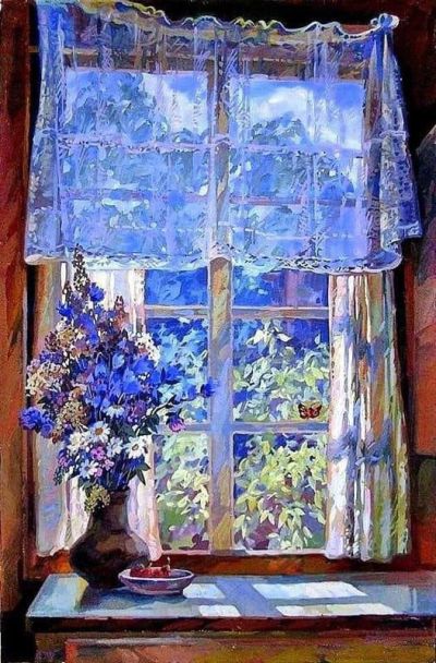 art oil painting reproduction of  Vladimirovich La Finestra museum quality handmade