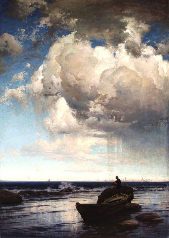 Volodymyr Orlovsky Burzowe Chmury - Storm Clouds museum quality