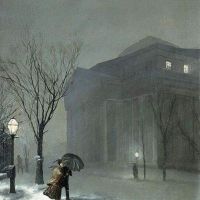 Walter Launt Palmer Albany In The Snow 1871