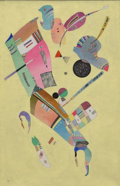 art oil painting reproduction of  Wasily Kandinsky Moderation 1940 museum quality handmade