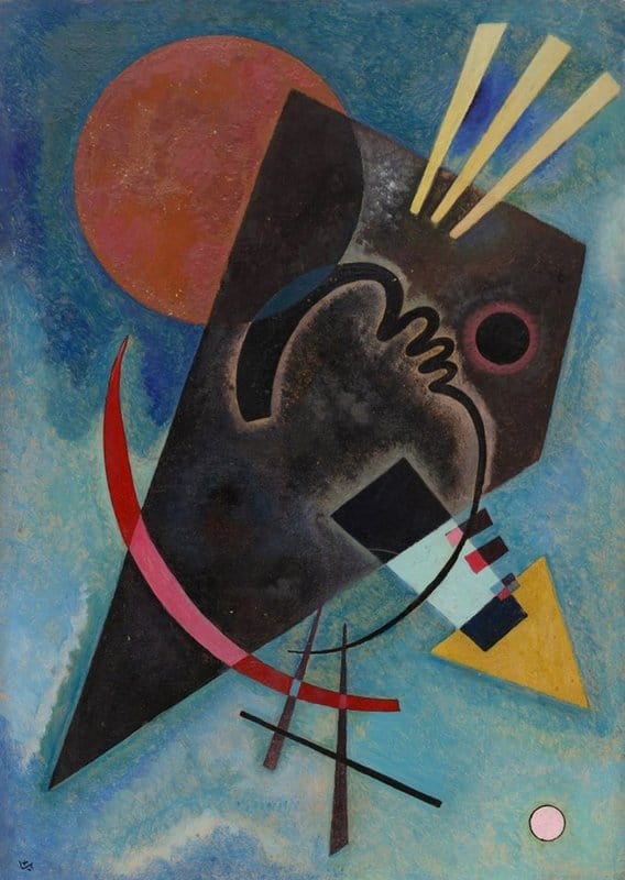 Wasily Kandinsky Pointed And Round Spitz Und Rund 1925 museum quality