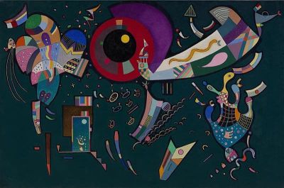 art oil painting reproduction of  Wassily Kandinsky Around The Circle 1940 museum quality handmade
