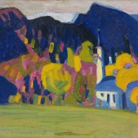 Wassily Kandinsky Autumn Impression 1908