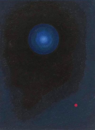 art oil painting reproduction of  Wassily Kandinsky Blue 1927 museum quality handmade