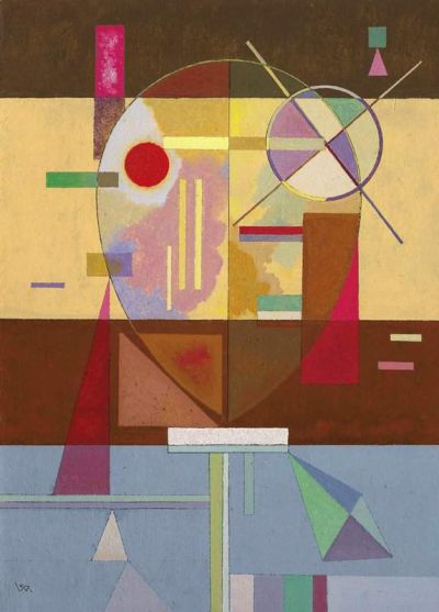 art oil painting reproduction of  Wassily Kandinsky Disintegrated Tension 1930 museum quality handmade