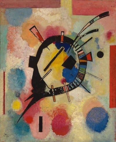 art oil painting reproduction of  Wassily Kandinsky Gelbe Mitte 1926 museum quality handmade