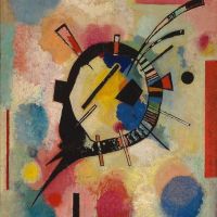 Wassily Kandinsky Gelbe Mitte 1926 Hand Painted Reproduction