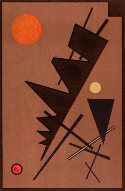 art oil painting reproduction of  Wassily Kandinsky Geometric Composition 1924 museum quality handmade