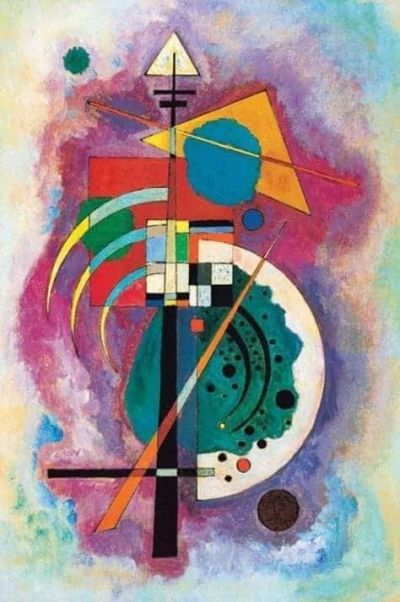 art oil painting reproduction of  Wassily Kandinsky Hommage To Grohmann 1926 museum quality handmade