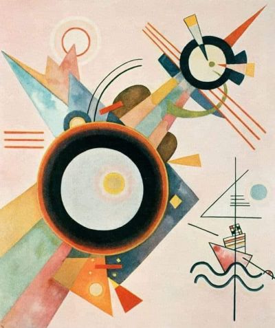 art oil painting reproduction of  Wassily Kandinsky Image With Arrow 1928 museum quality handmade
