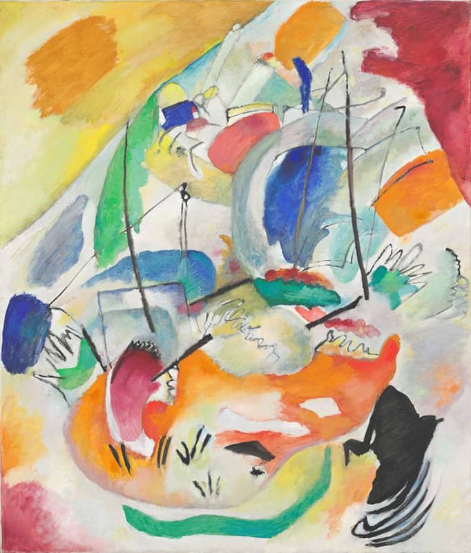 Wassily Kandinsky Improvisation 31 - Sea Battle - 1913 museum quality