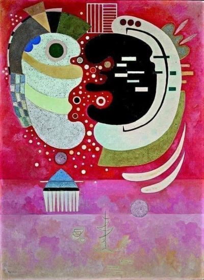 art oil painting reproduction of  Wassily Kandinsky In Between 1934 museum quality handmade
