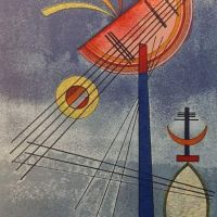 Wassily Kandinsky Leaning Semicircle 1928