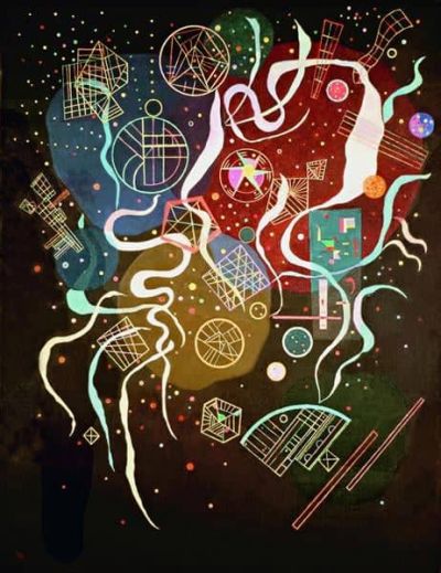 art oil painting reproduction of  Wassily Kandinsky Movement I 1935 museum quality handmade