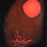 Wassily Kandinsky Red Sun And Ship 1925