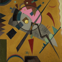 Wassily Kandinsky Rosa Mit Grau 1924
