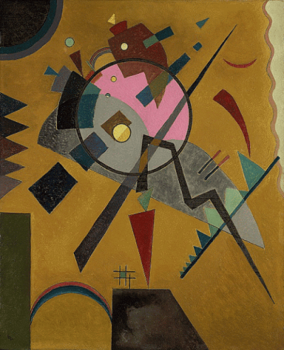 art oil painting reproduction of  Wassily Kandinsky Rosa Mit Grau 1924 museum quality handmade