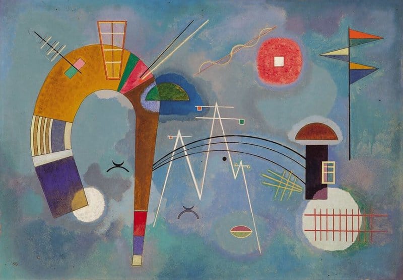Wassily Kandinsky Rund Und Spitz - Curved And Pointed - 1930 museum quality