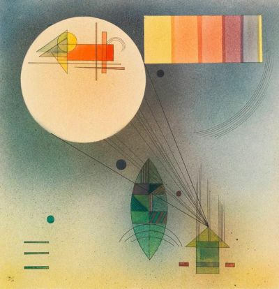 art oil painting reproduction of  Wassily Kandinsky Scale 1928 museum quality handmade