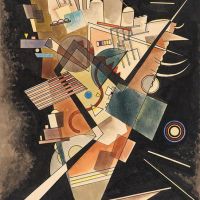 Wassily Kandinsky Schweres Schweben 1924