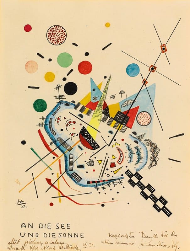 Wassily Kandinsky To The Sea And The Sun 1922 museum quality