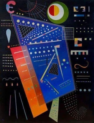 art oil painting reproduction of  Wassily Kandinsky Upward 1939 museum quality handmade