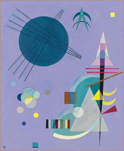 art oil painting reproduction of  Wassily Kandinsky Violet-green - 1926 museum quality handmade