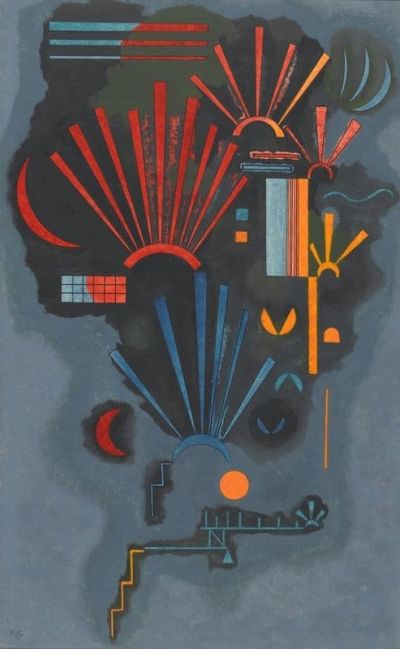 art oil painting reproduction of  Wassily Kandinsky Zunehmen museum quality handmade