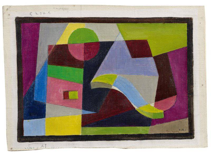 Werner Drewes Contradiction - Abstrakte Komposition - Contradiction - Abstract Composition 1941 museum quality
