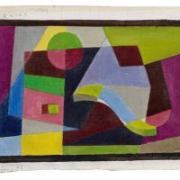 Werner Drewes Contradiction - Abstrakte Komposition - Contradiction - Abstract Composition 1941 Hand Painted Reproduction