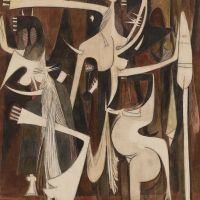 Wifredo Lam Arpas Cardinales Les Visiteurs N Nomita 1948-1957