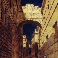 William Etty The Bridge Of Sighs C. 1833-35 Hand Painted Reproduction