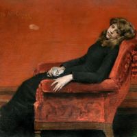 William Merritt Chase The Young Orphan 1884 Hand Painted Reproduction