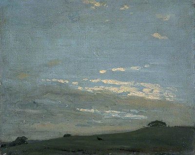 art oil painting reproduction of  William Nicholson The Silver Sunset 1909-10 museum quality handmade