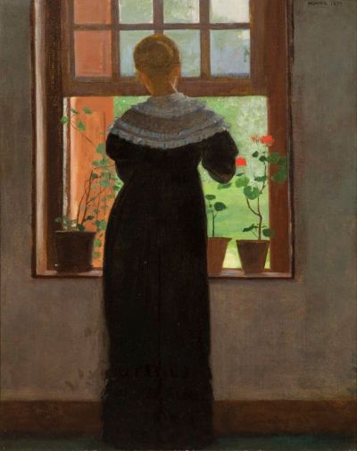 art oil painting reproduction of  Winslow Homer An Open Window 1872 museum quality handmade