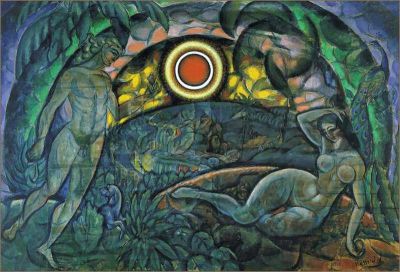 art oil painting reproduction of  Wladimir Baranoff-rossine Adam And Eve museum quality handmade