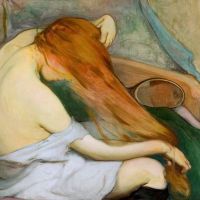 Wladys Aw Slewinski - Woman Combing 1897