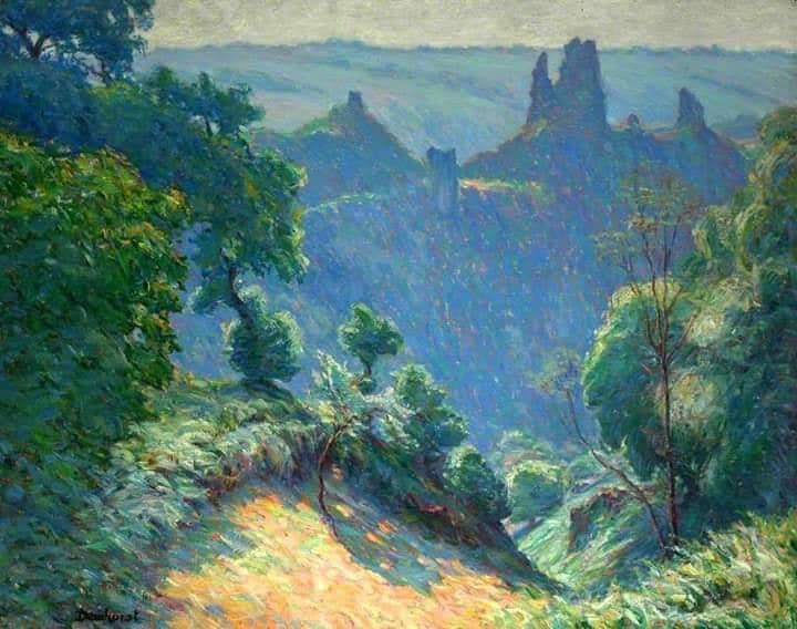 Wynford Dewhurst An Ancient Stronghold In France 1910 museum quality