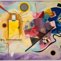 Kandinsky - Yellow Red Blue By Kandinsky artwork on canvas