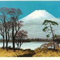 Yokoyama Misao Fuji River And Mount Fuji