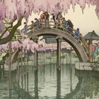Yoshida Hiroshi Kameido Bridge Tokyo 1927