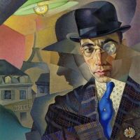Yuri Annenkov Portrait Of Photographer M.a. Sherling - Sherling Miron 1918