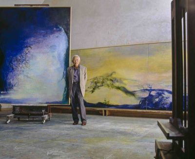 art oil painting reproduction of  Zao Wou Ki museum quality handmade