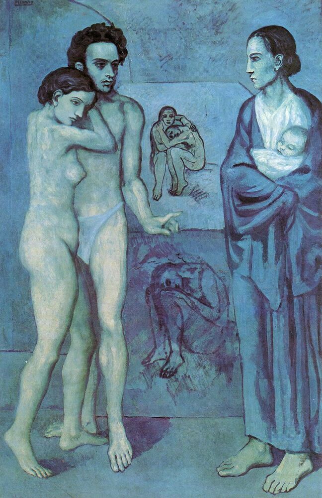 Picasso, Life or La vie, 1903 - Blue period best known artwork