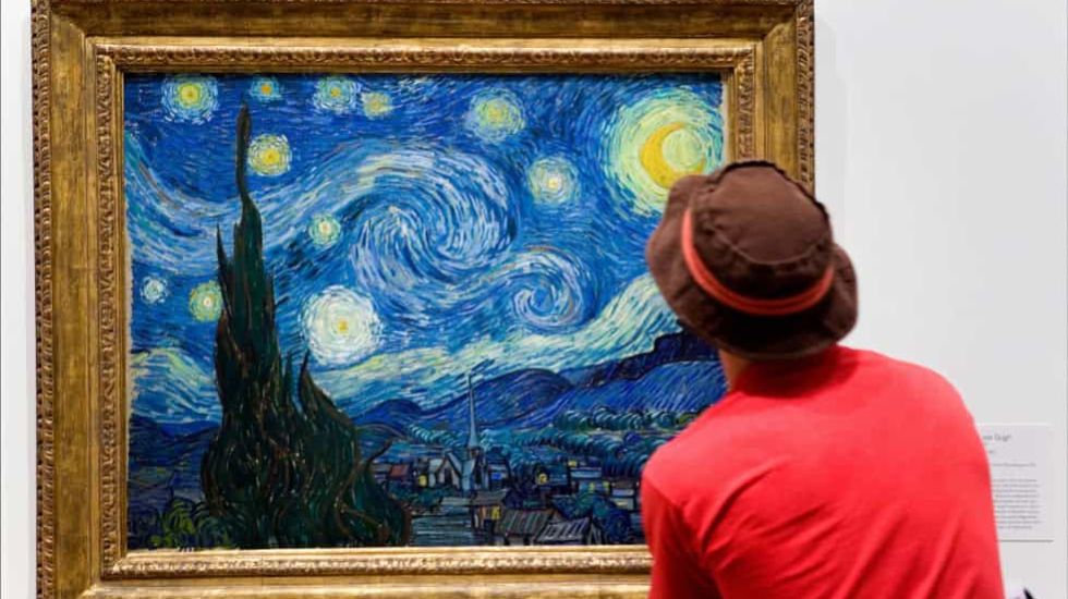 Starry Night Oil Painting Reproduction on Canvas - A Vincent van Gogh Masterpiece