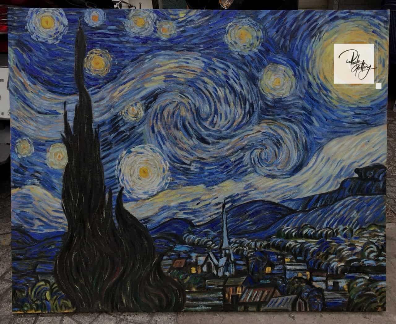 Starry Night replica at Paolo Gallery