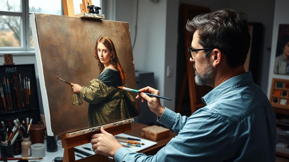Exquisite Hand-Painted Oil Reproduction by Paolo Gallery